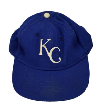 George Brett Game Used Kansas City Royals Cap